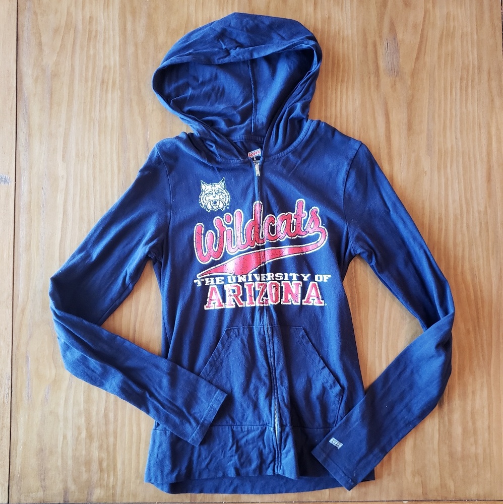 Navy Arizona Zip-Up Top A35